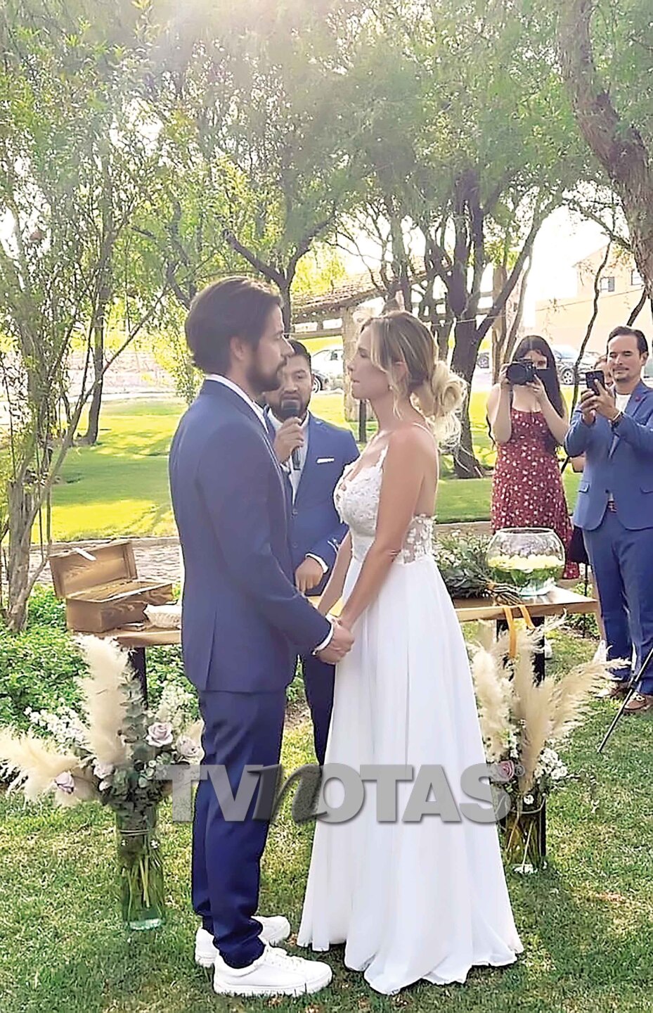 Juan Martín Jáuregui y María Noel tuvieron una boda emotiva