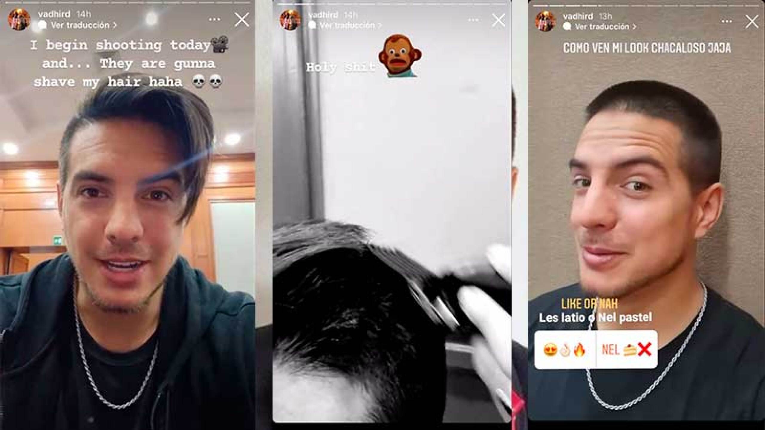 Vadhir se cambió el look