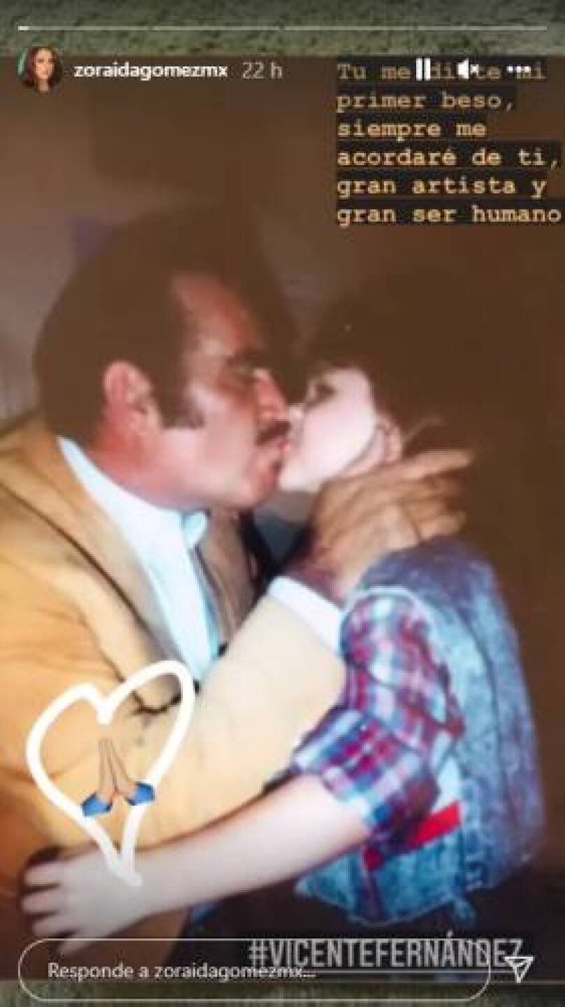 Vicente Fernández y Zoraida Gómez