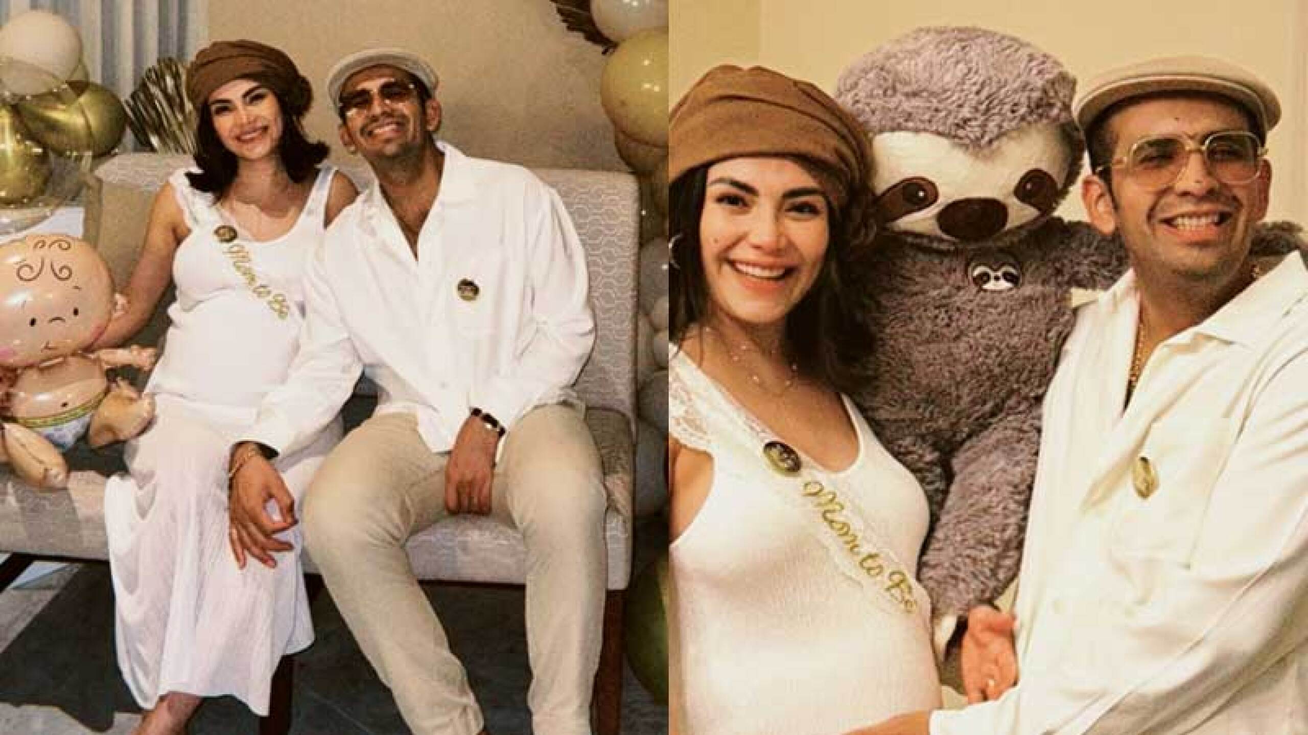 El Capi Pérez e Itzel Barro celebran su primer baby shower