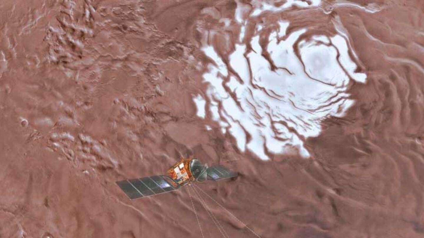 El radar detectó el líquido vital a unos 200 kilómetros de distancia.