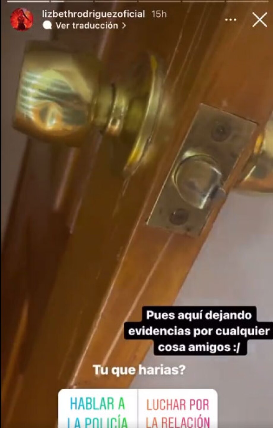 Lizbeth Rodríguez teme por su seguridad, quisieron entrar a su casa