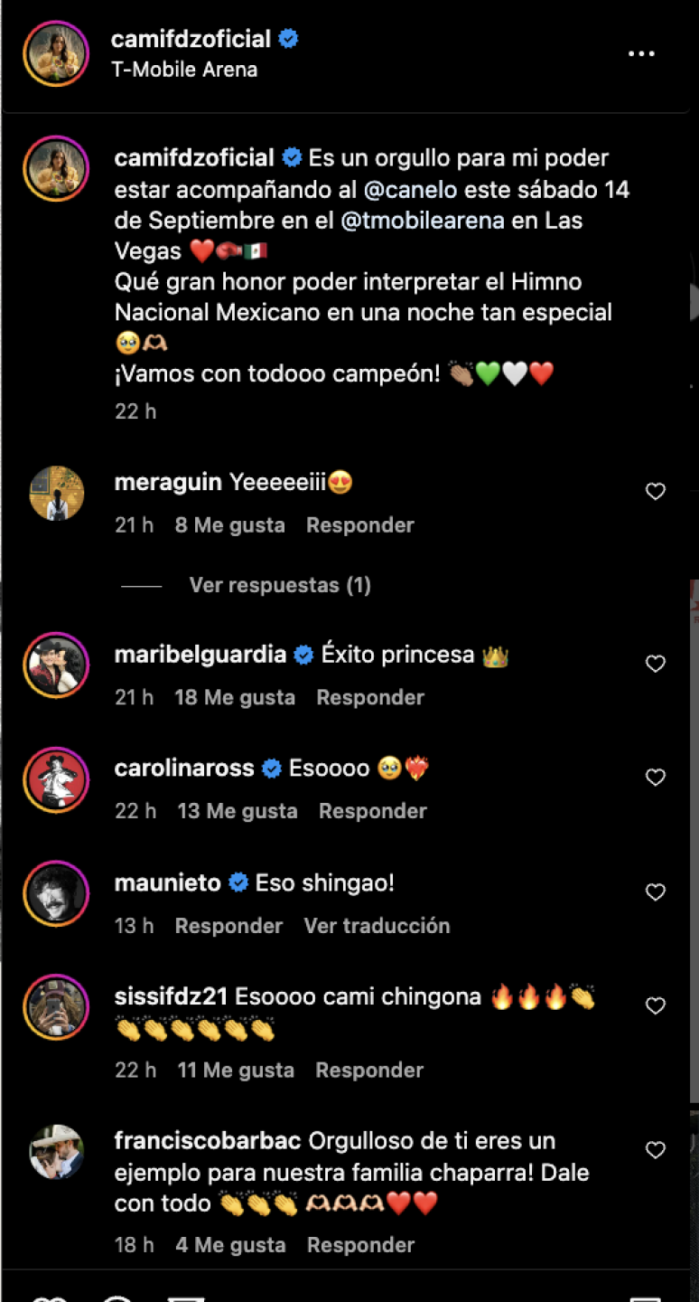 comentarios en redes sociales