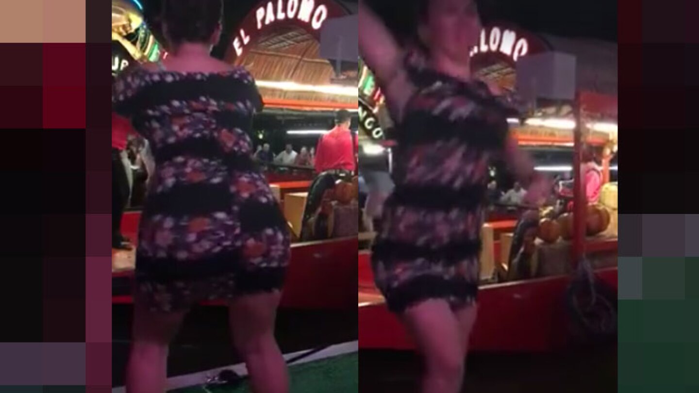 Mujer intenta ser sexy termina casi ahogada, la llaman #LadyTakaTaka