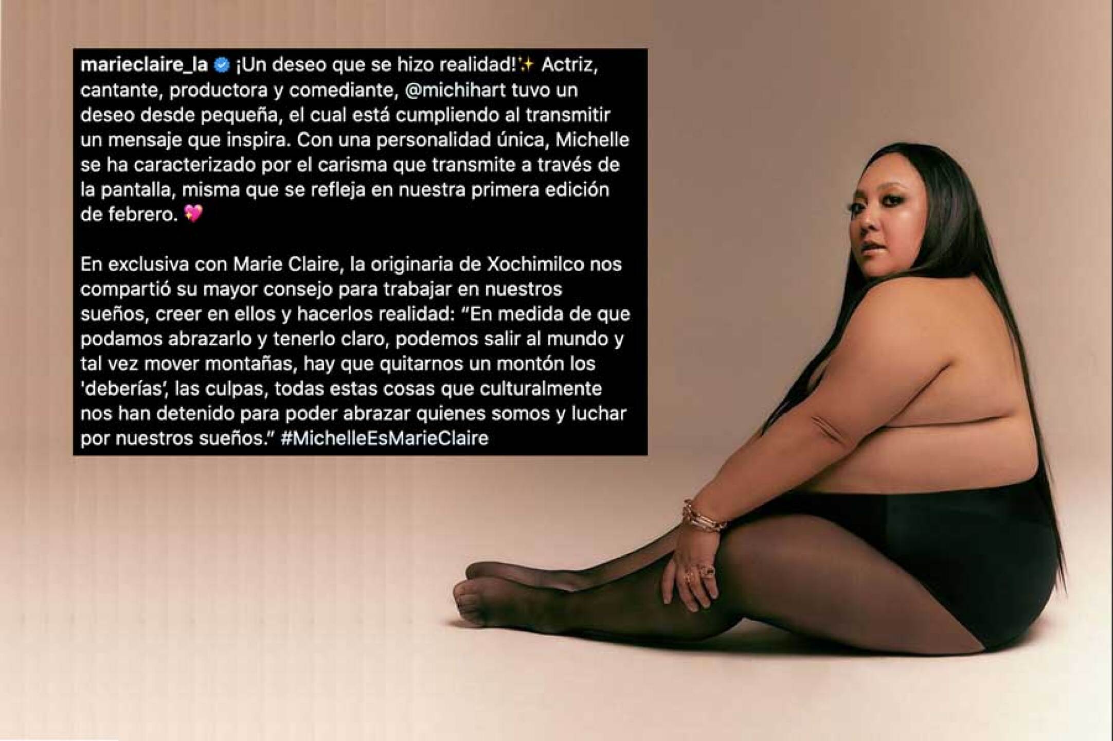 Bárabara de Regil apoya el aceptar el cuerpo propio