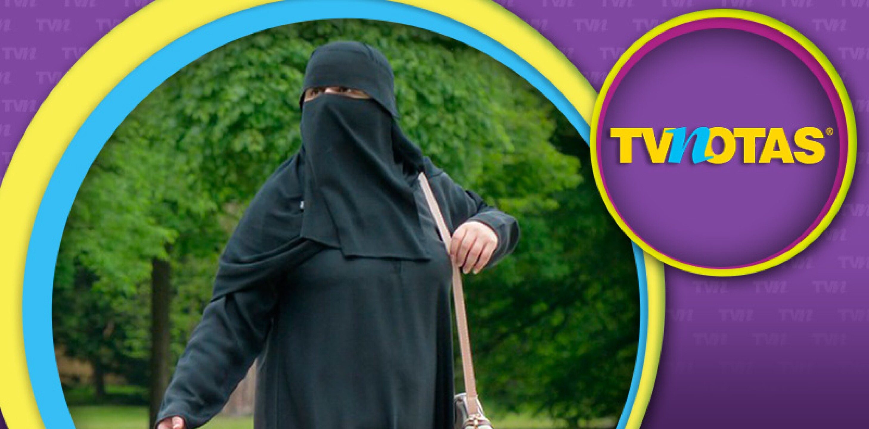 Mujer con burka w