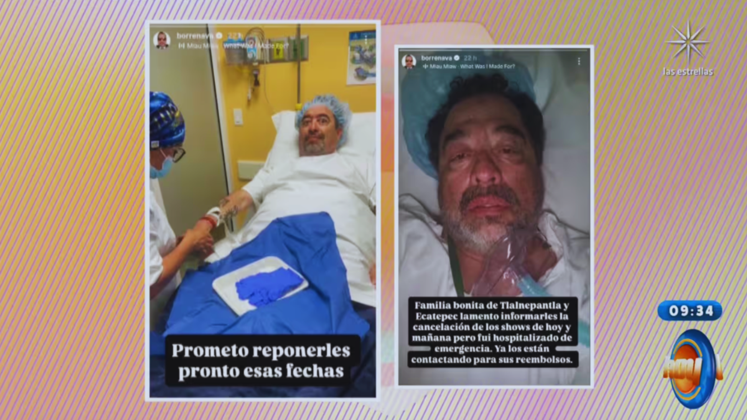 'El Borrego' Nava fue hospitalizado