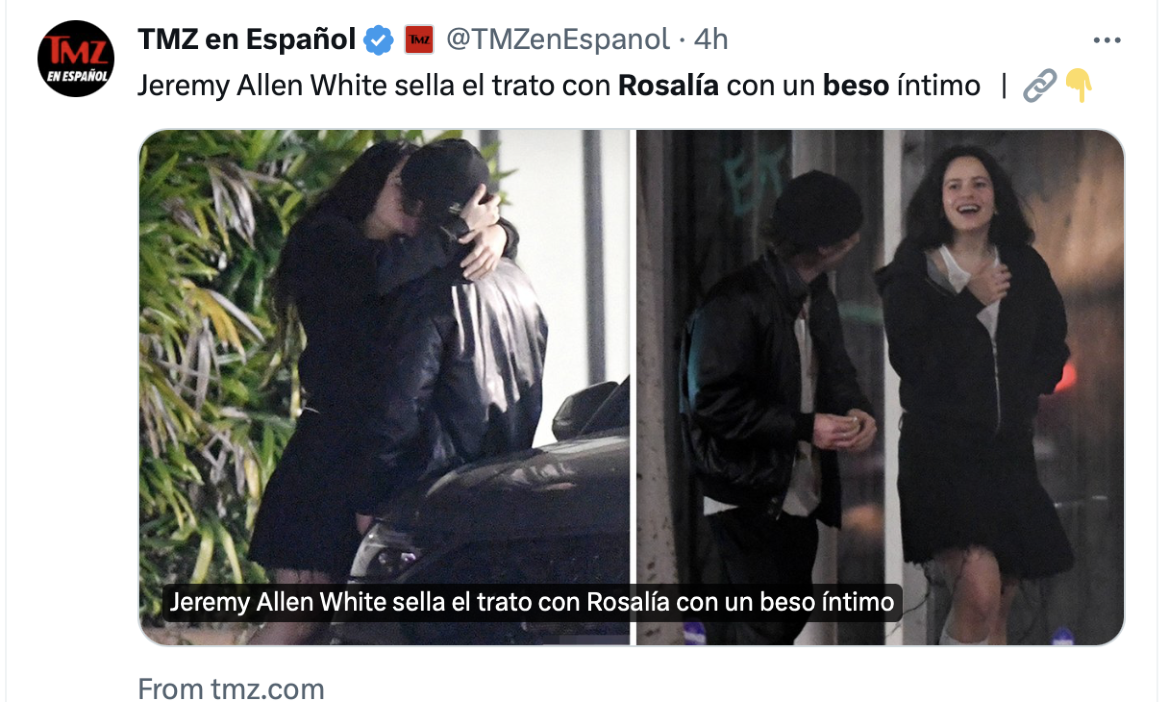 Rosalia y Jeremy Allen White