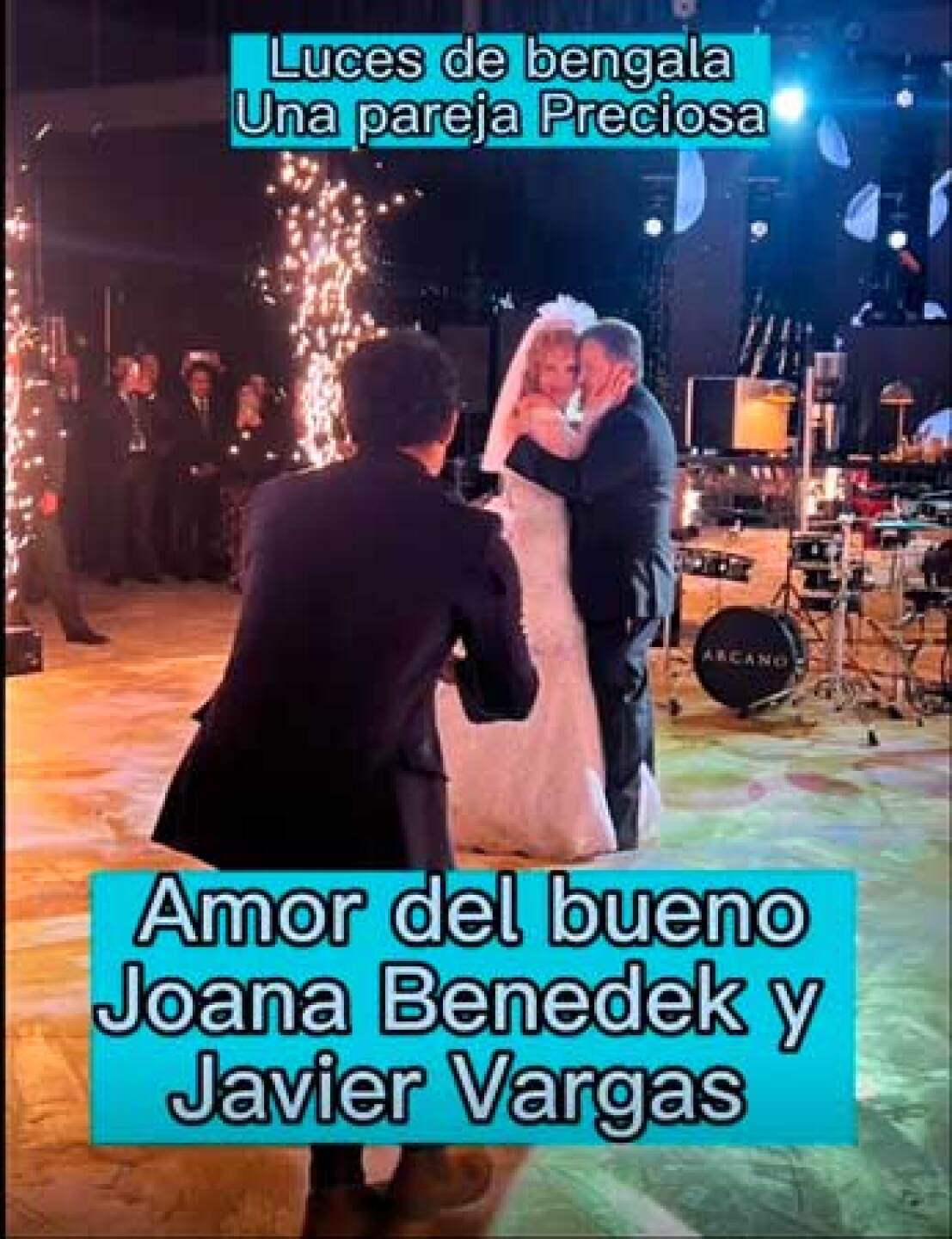 Los novios bailaron 'El poder del amor' de Céline Dion