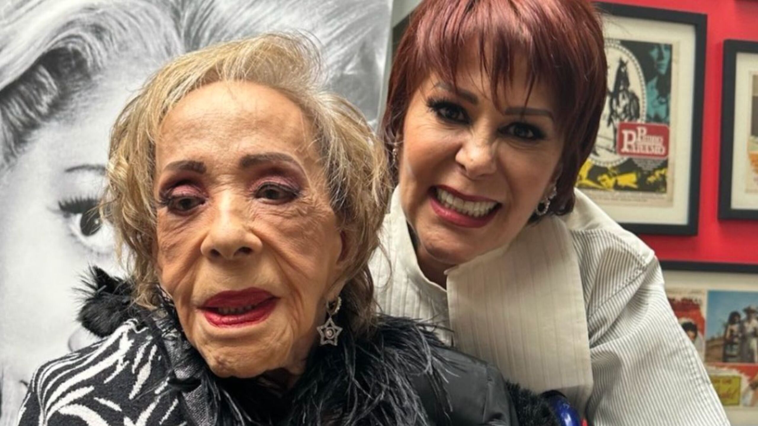 Alejandra Guzmán y Silvia Pinal