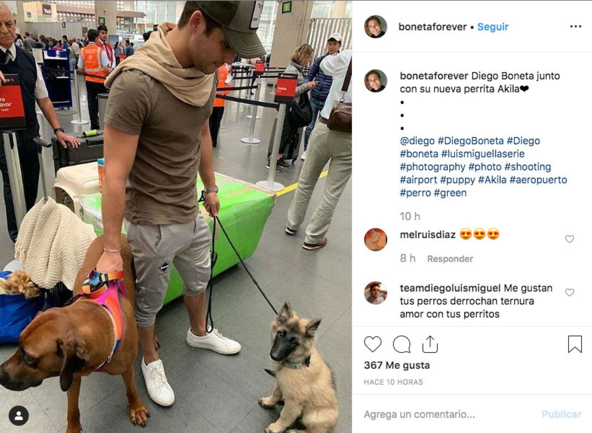 Diego compartió una imagen que robó las miradas en redes sociales, muchos no dudaron en comentar la fotografía.