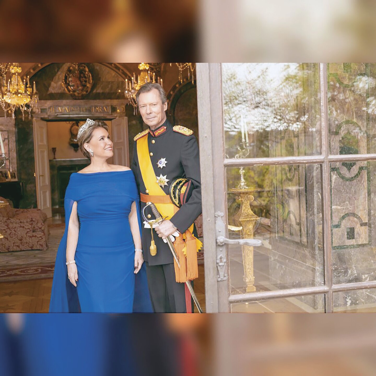 María Teresa y el príncipe Enrique de Luxemburgo