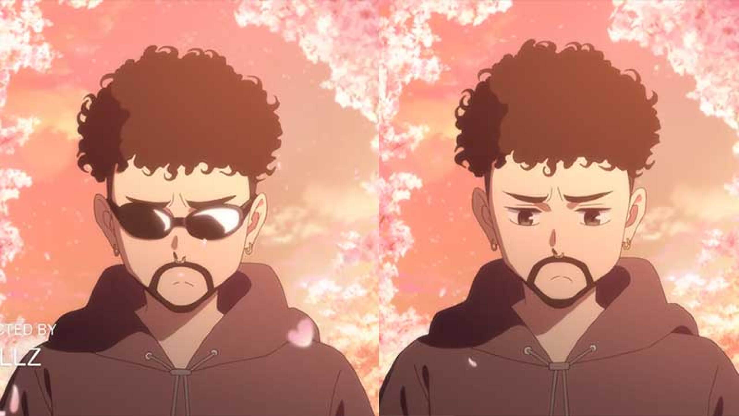 Bad Bunny hace referencias a animes japoneses