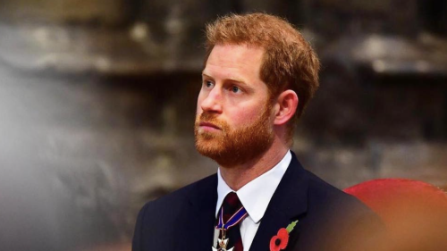 Principe Harry serio