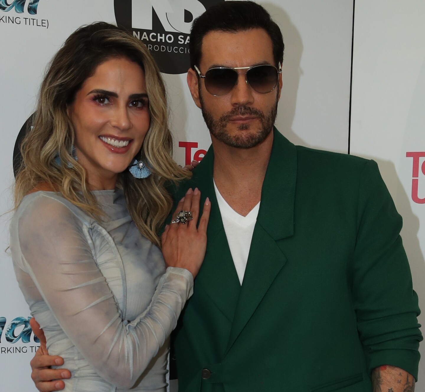 Eva Cedeño y David Zepeda