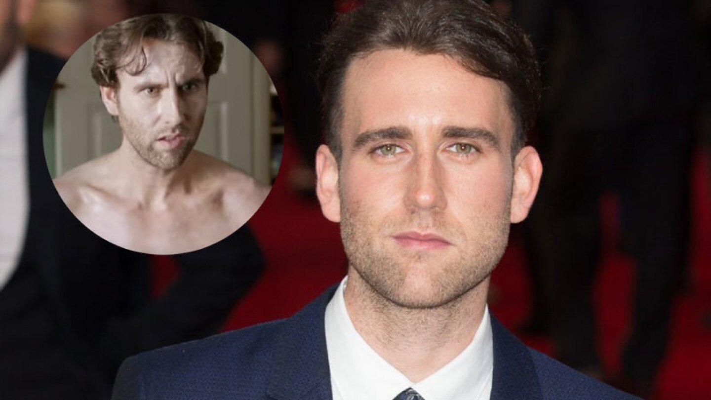 Matthew Lewis se quita la ropa en televisión