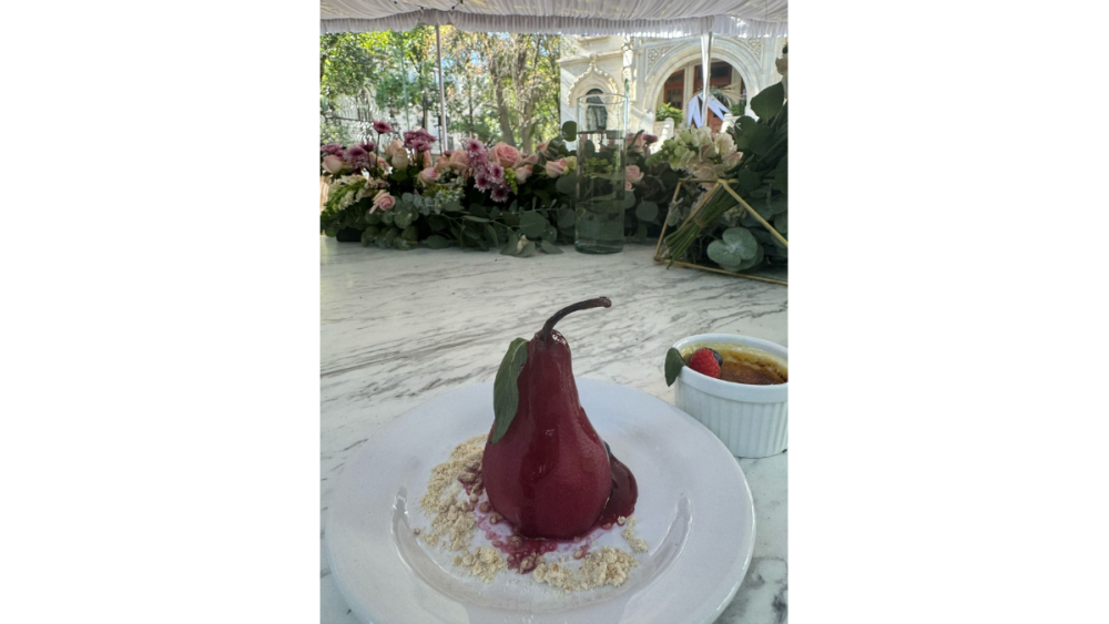 Boda de Aleida Núñez, el banquete