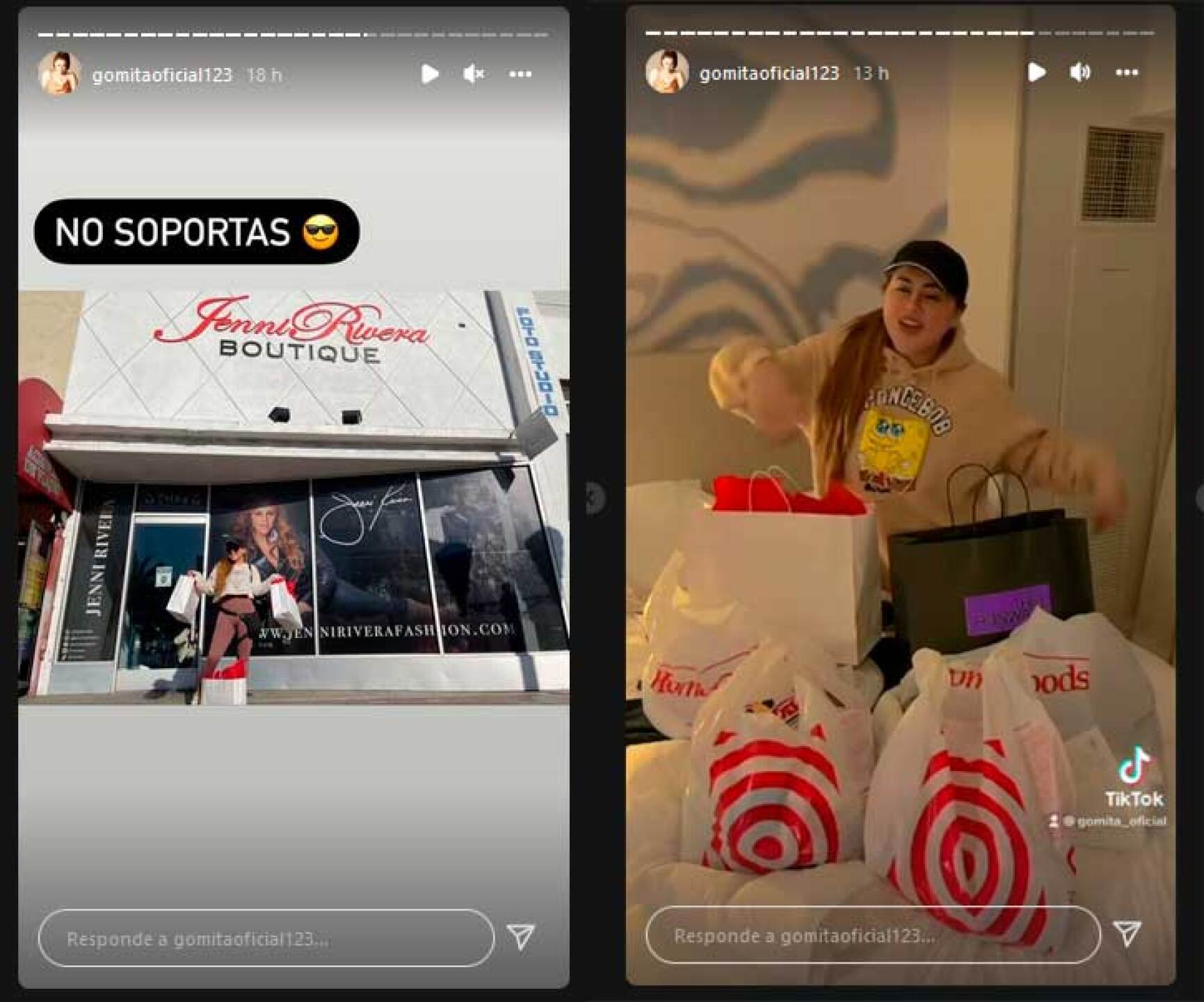 Gomita desata furor en redes sociales al presumir su primera vista a la tumba de Jenni Rivera