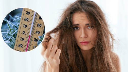 Cabello dañado por el frío