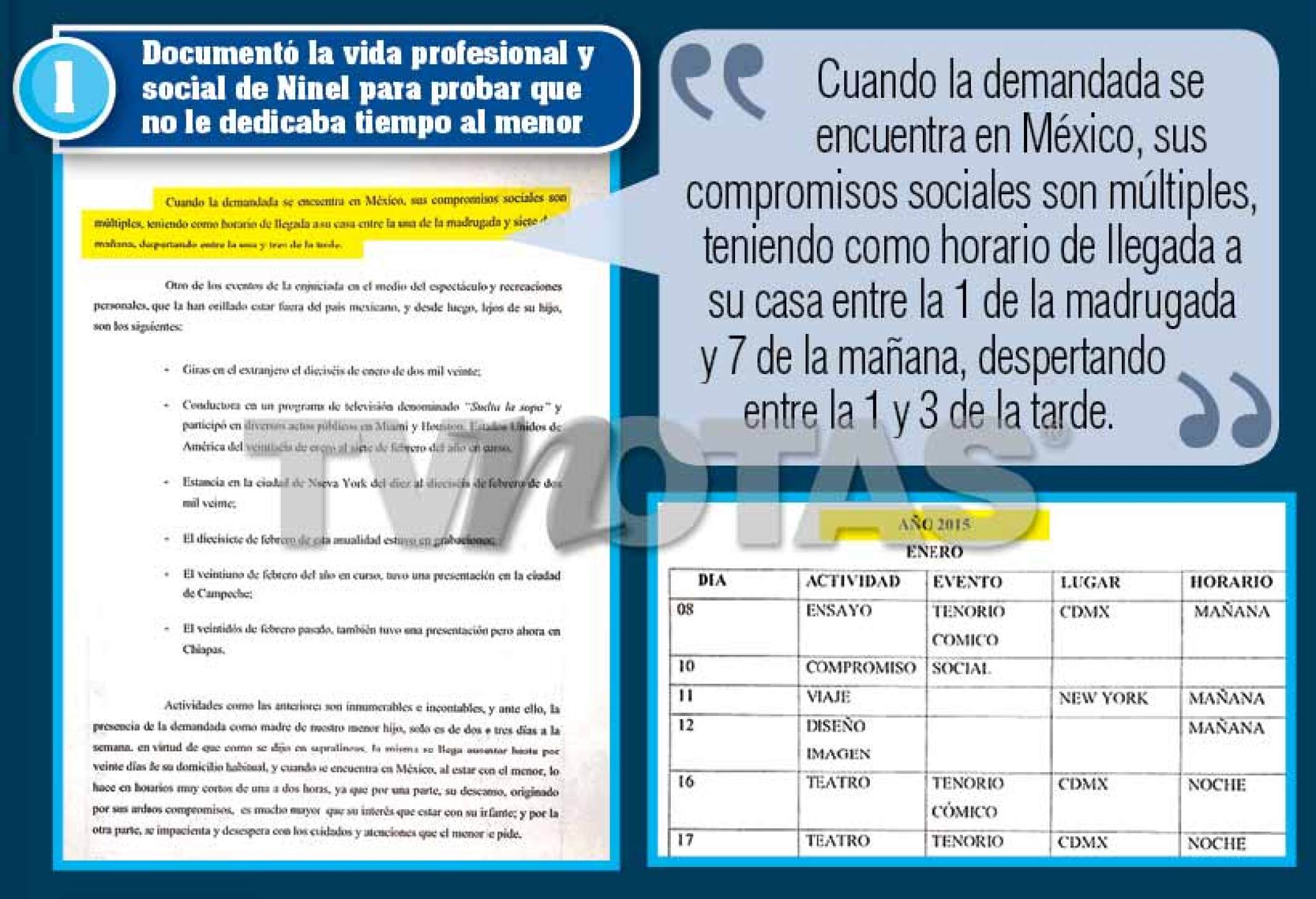 Ninel Conde Giovanni Medina Batalla Conflicto Legal Custodia Hijo Mala Madre Excesos Pruebas Guarda Custodia