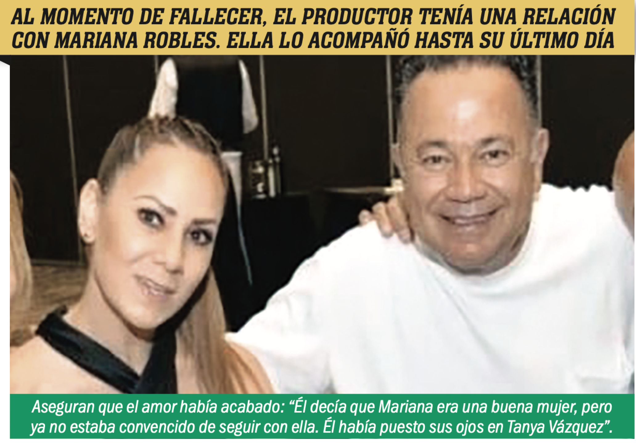 Nicandro Díaz y Mariana Robles