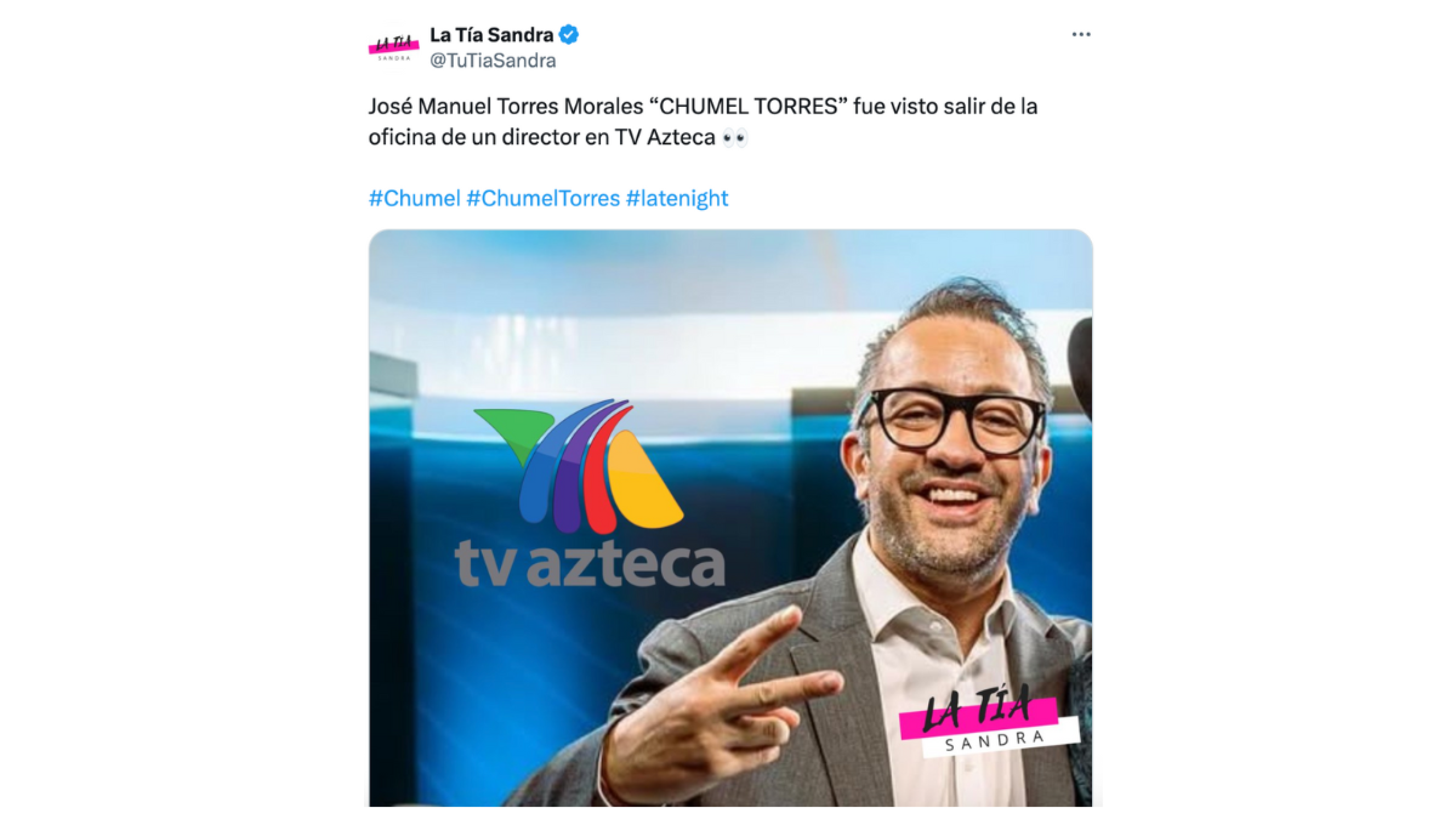 Chumel Torres podría ser el nuevo conductor de 'Hechos noche'