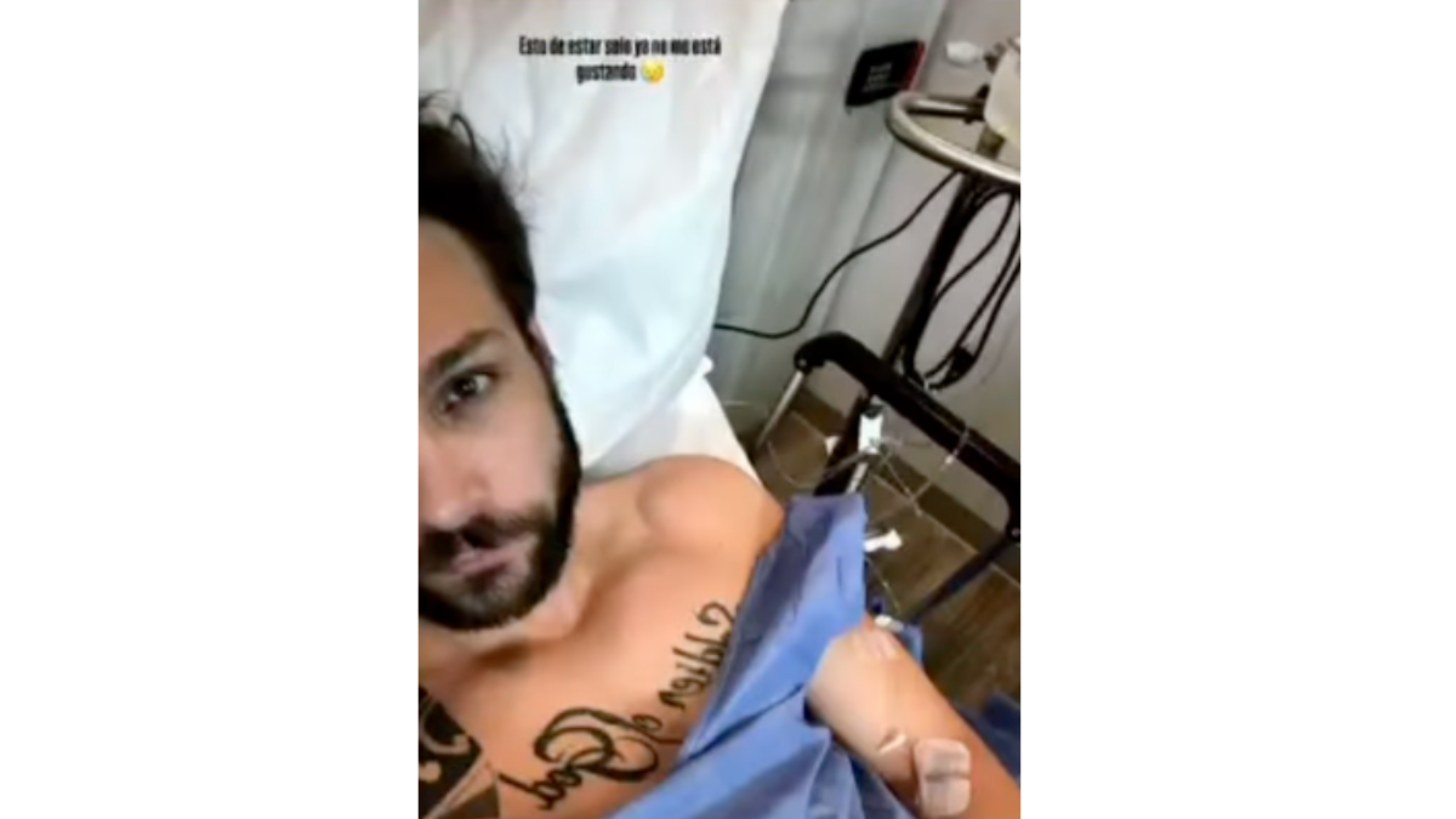 Nicola Porcella hospitalizado