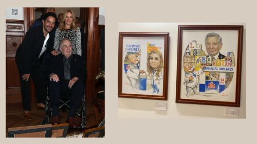 Víctor González Dr. Simi, Irma Berlanga y Víctor González Herrera en la presentación de SimiCasa, museo