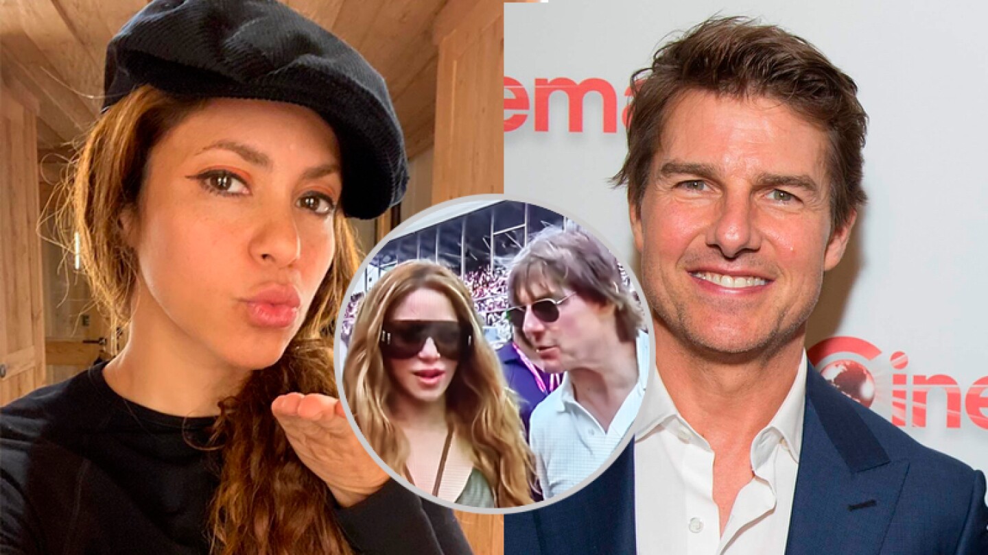 Shakira y Tom Cruise en la Fórmula 1 de Miami