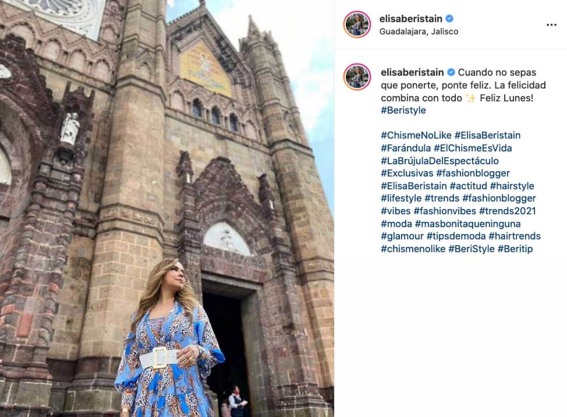 Elisa Beristain estuvo en tierras mexicanas