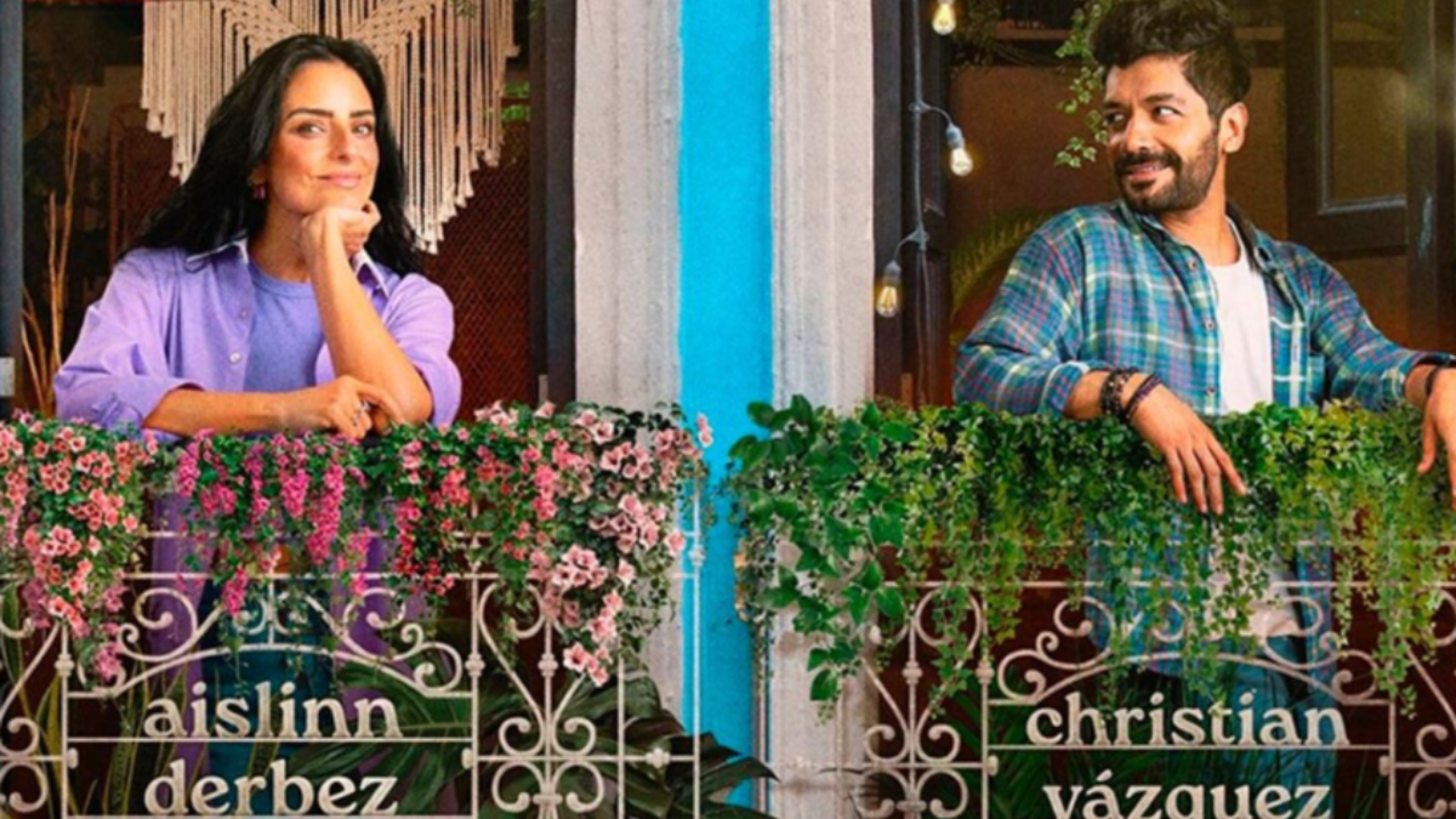 Asilinn Derbez y Christian Vázquez