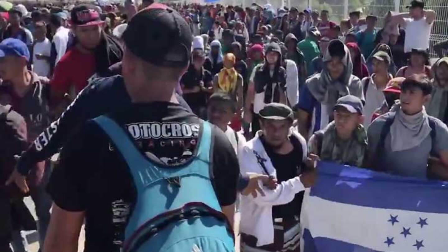 Los migrantes quieren llegar a Estados Unidos.