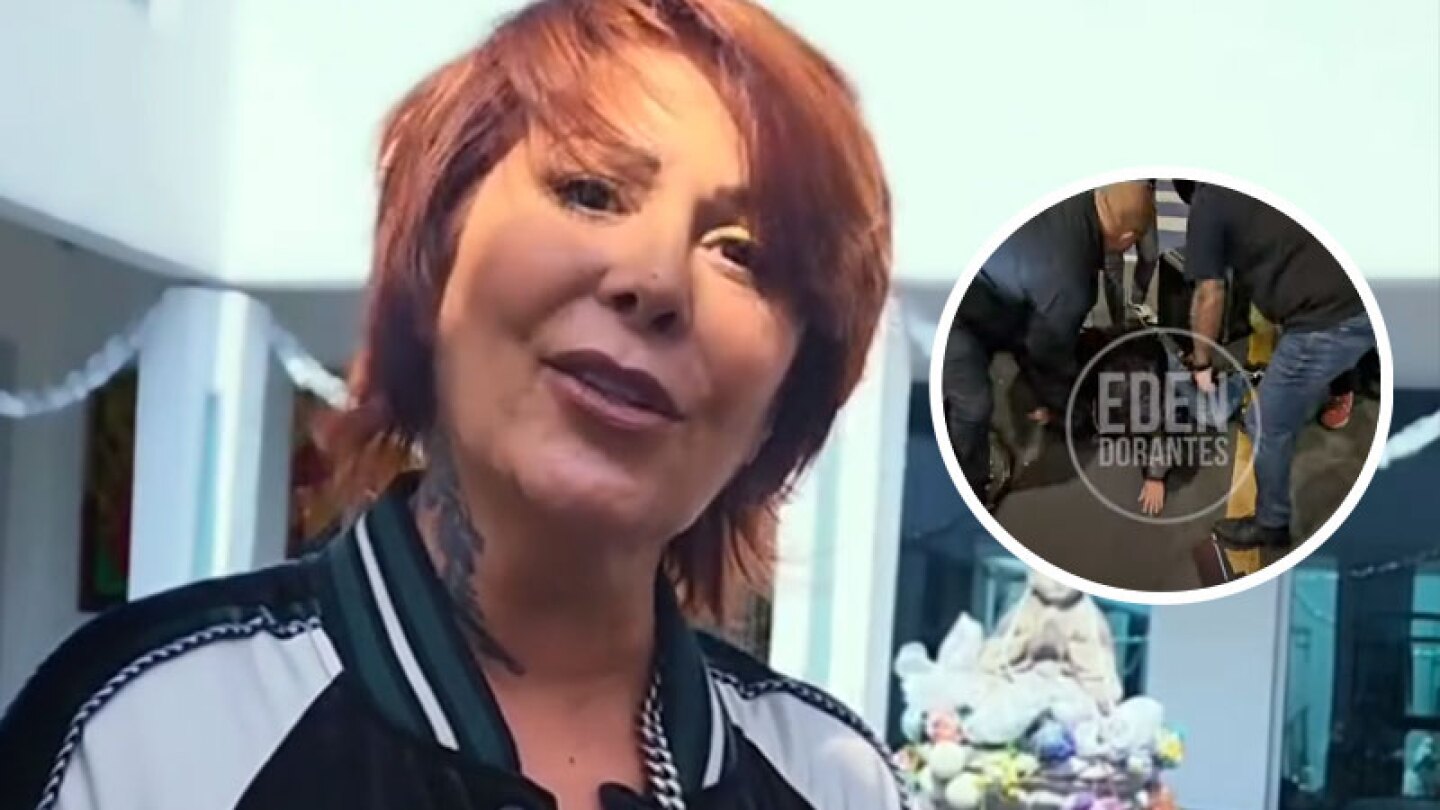 Alejandra Guzmán sufre caída en el aeropuerto CDMX