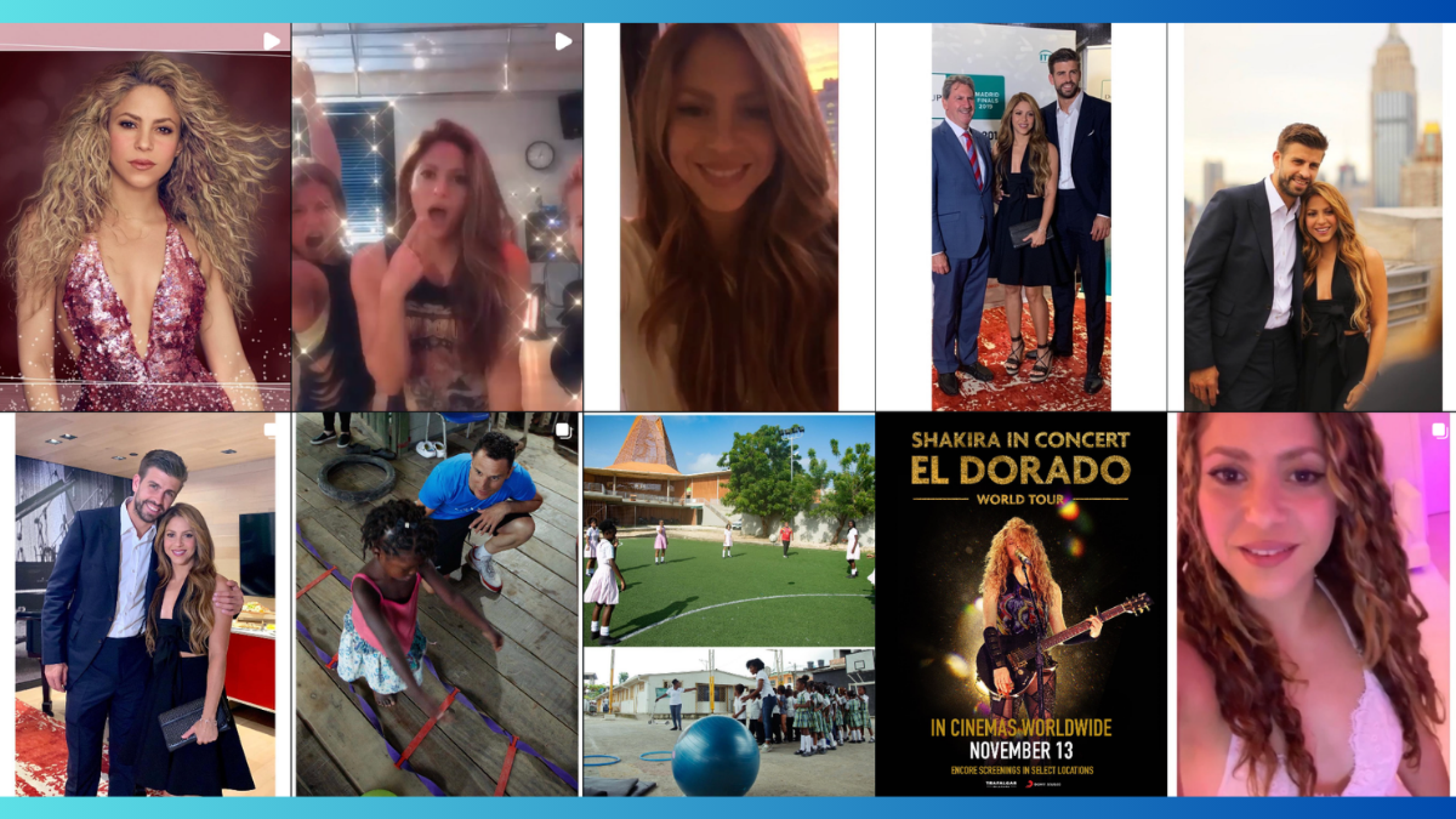 Shakira conserva fotos con Piqué en su Instagram