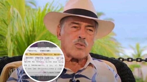 Sale a la luz testamento de Andrés García