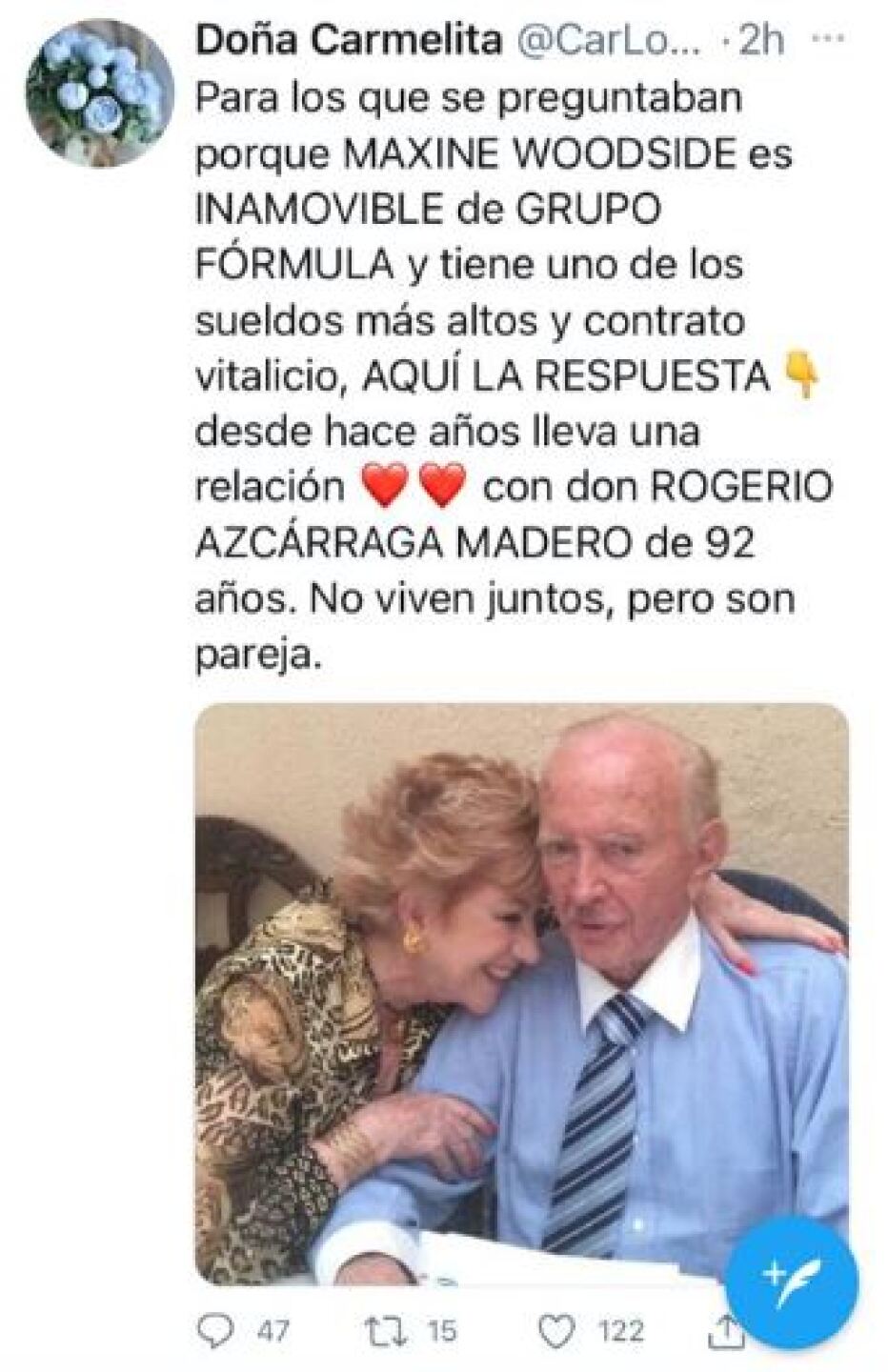 Maxine levantó polémica.