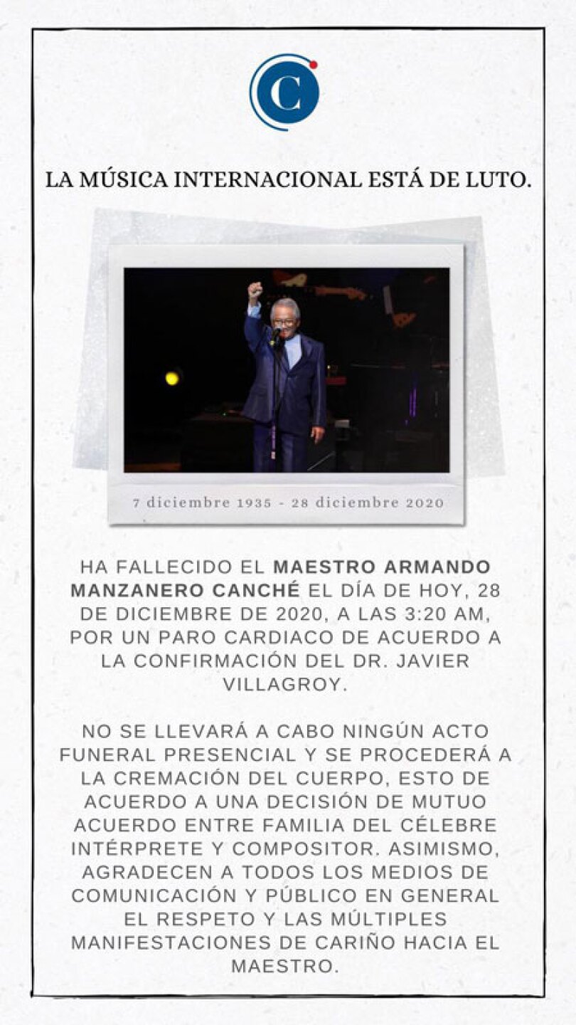 armando manzanero cremado
