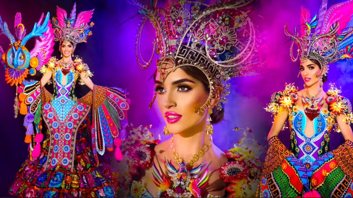 Melissa Flores representante México en Miss Universo vestido robo