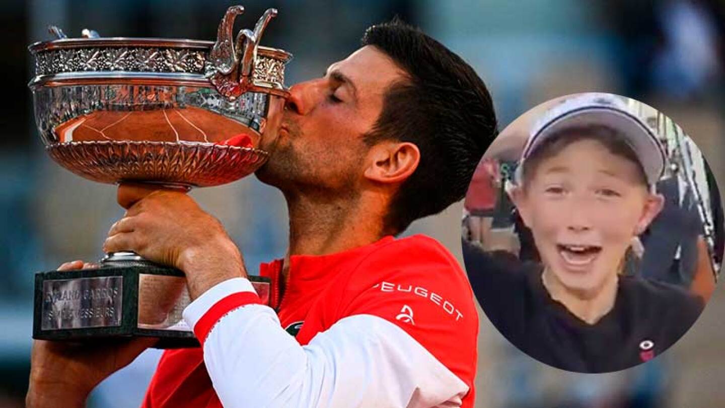 El tenista Novak Djokovic sorprende al público de Roland Garros