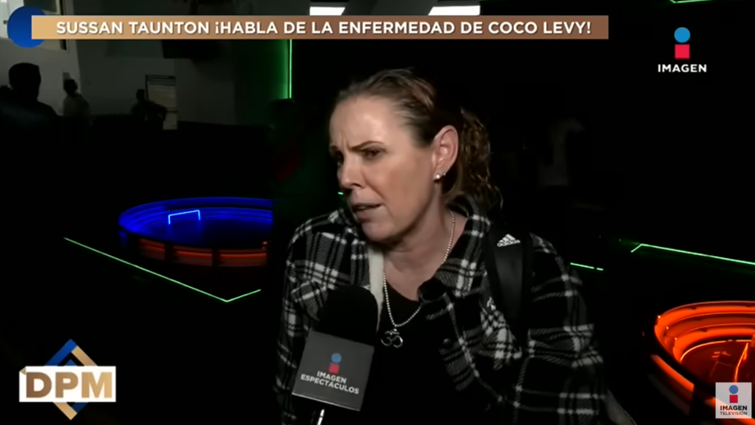 Sussan Taunton de la salud de su pareja, “Coco” Levy