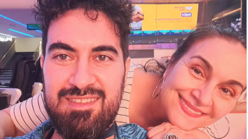 Lorene Prieto y su hijo