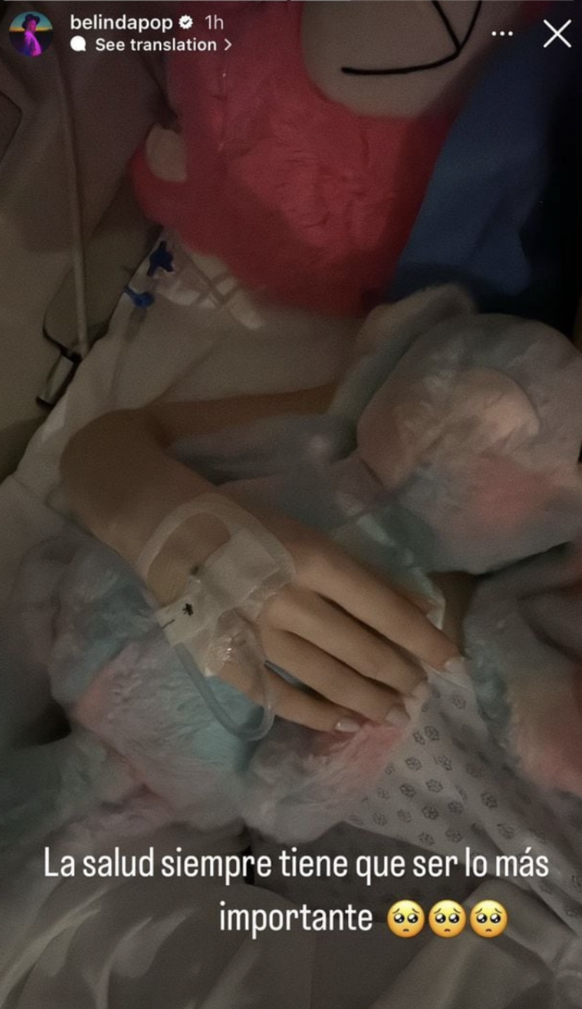 Belinda hospitalizada