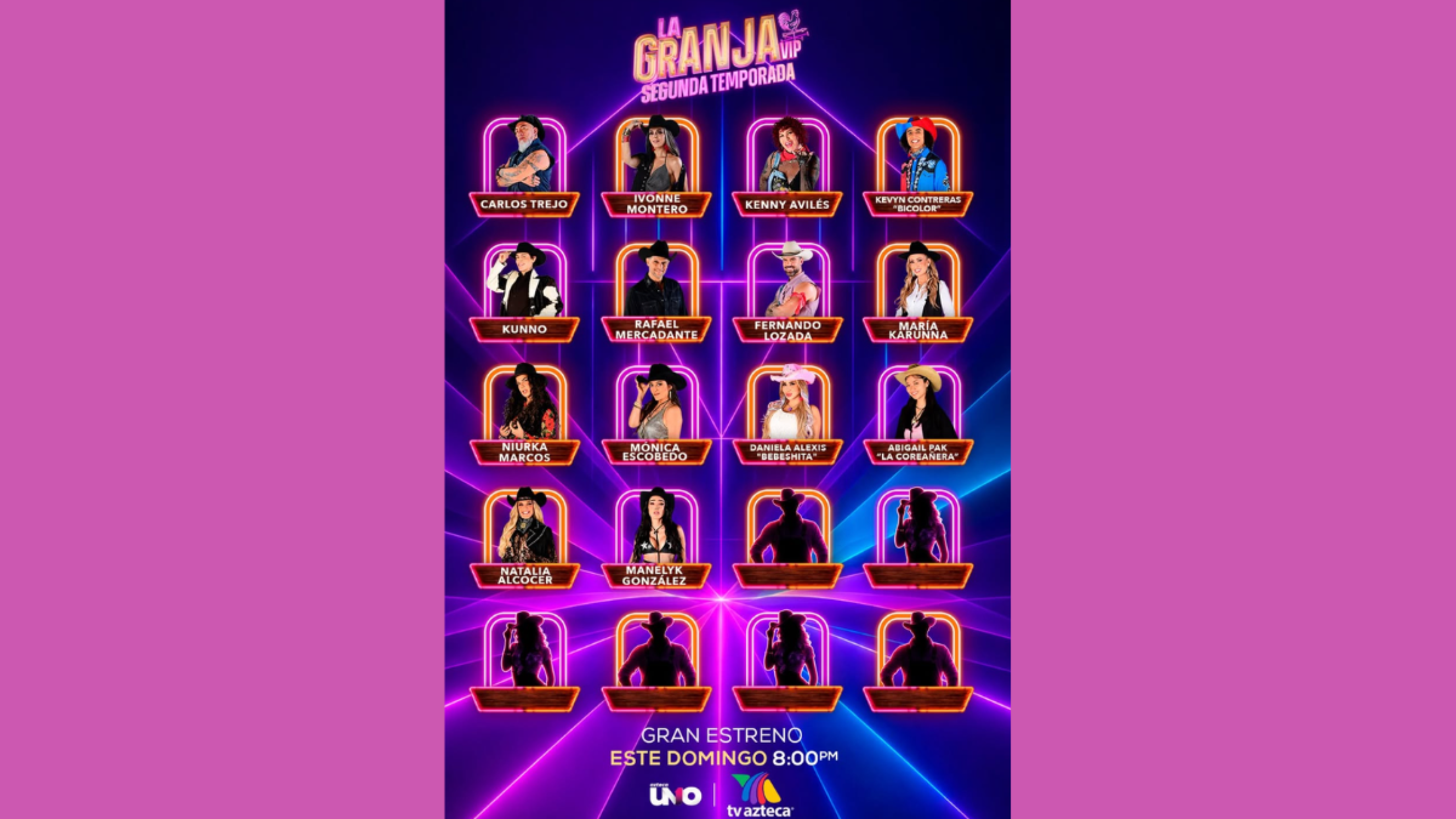 La granja VIP 2026, confirmados al momento