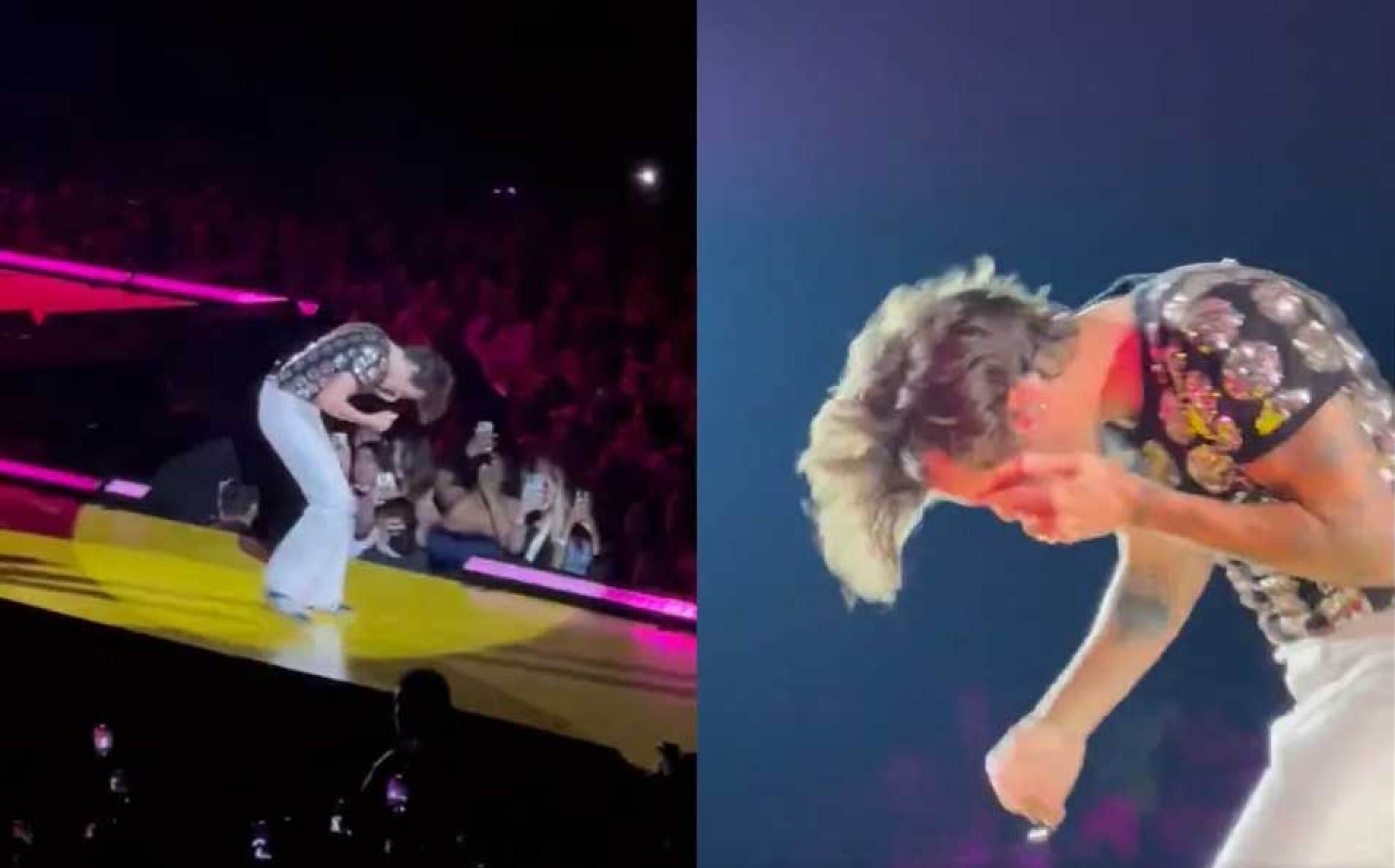 Harry Styles fue golpeado en pleno concierto