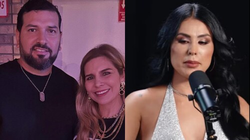 Karla Panini y Américo Garza