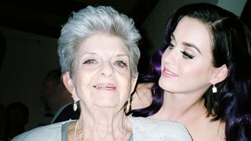 Katy Perry le dedicó un emotivo mensaje a su abuela paterna