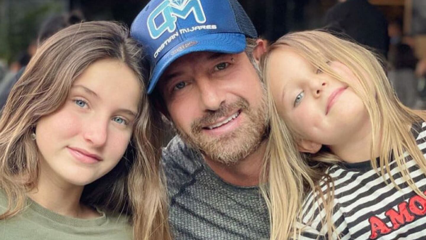 Gabriel Soto da entrevista y su hija menor termina acaparando cámara
