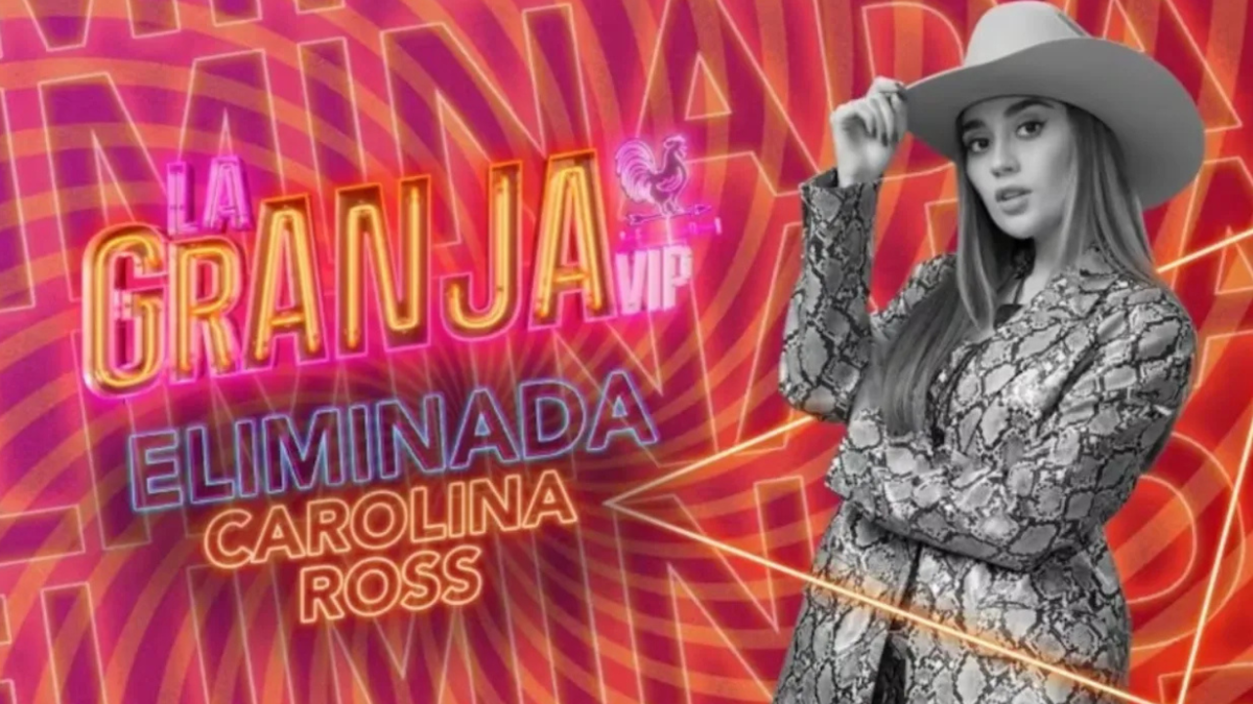 Carolina Ross, la primera expulsada de La granja VIP.