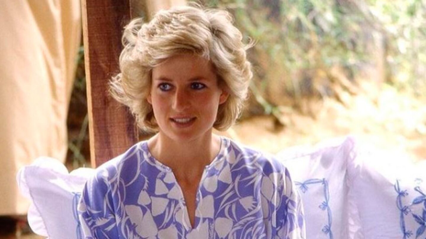 princesa diana y su mamá cuadro