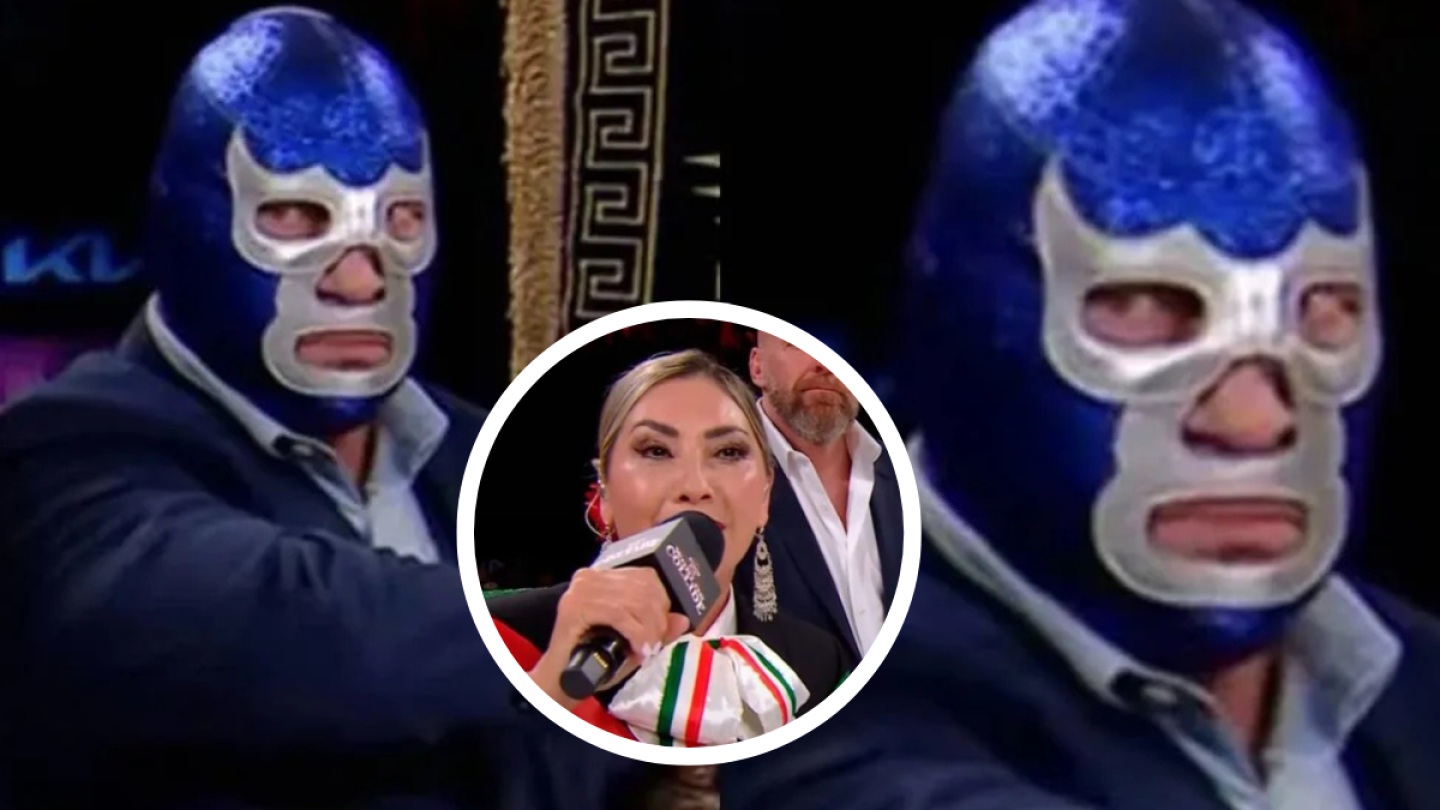Blue Demon Jr. rompe el silencio tras error en el Himno Nacional en evento de la WWE: "No la quiero disculpar"
